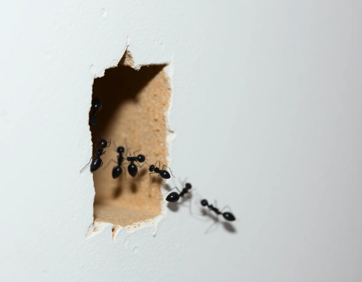 Colonie de fourmis — traitement professionnel