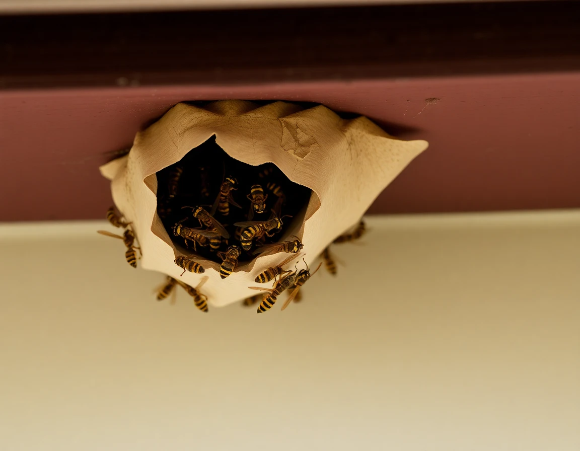 Nid de guêpes — destruction sécurisée